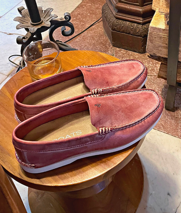 Atlantic Works　Venetian Moccasin　モカシン Atlantic Moc Toe Venetian Slip On Men's Casual Shoes