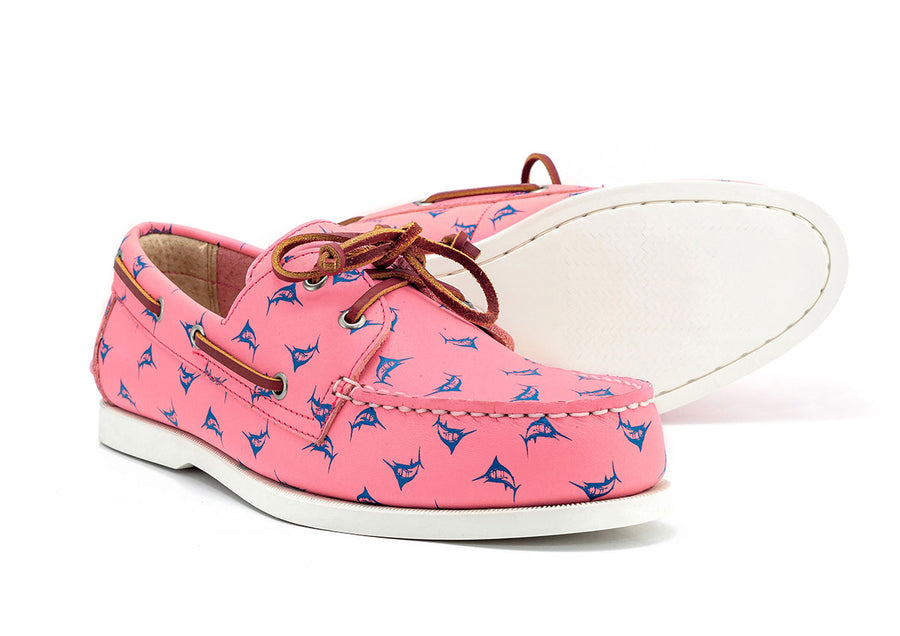 pink boat shoes outsole